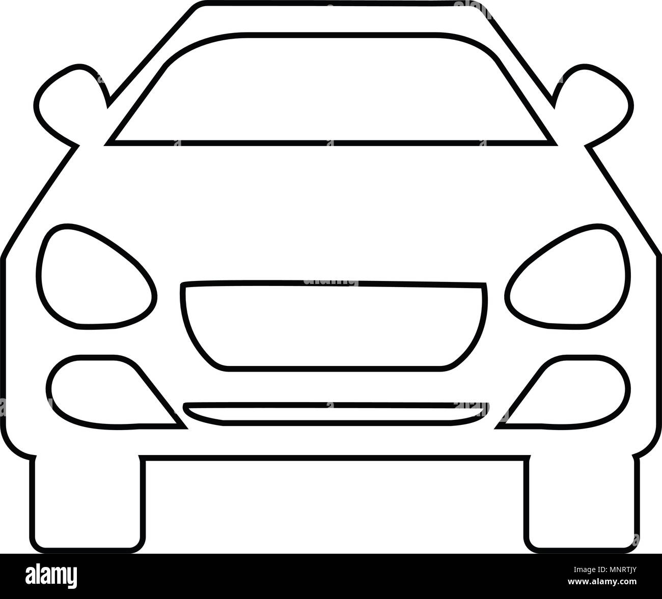 Résumé de l'objet de transport Illustration de Vecteur