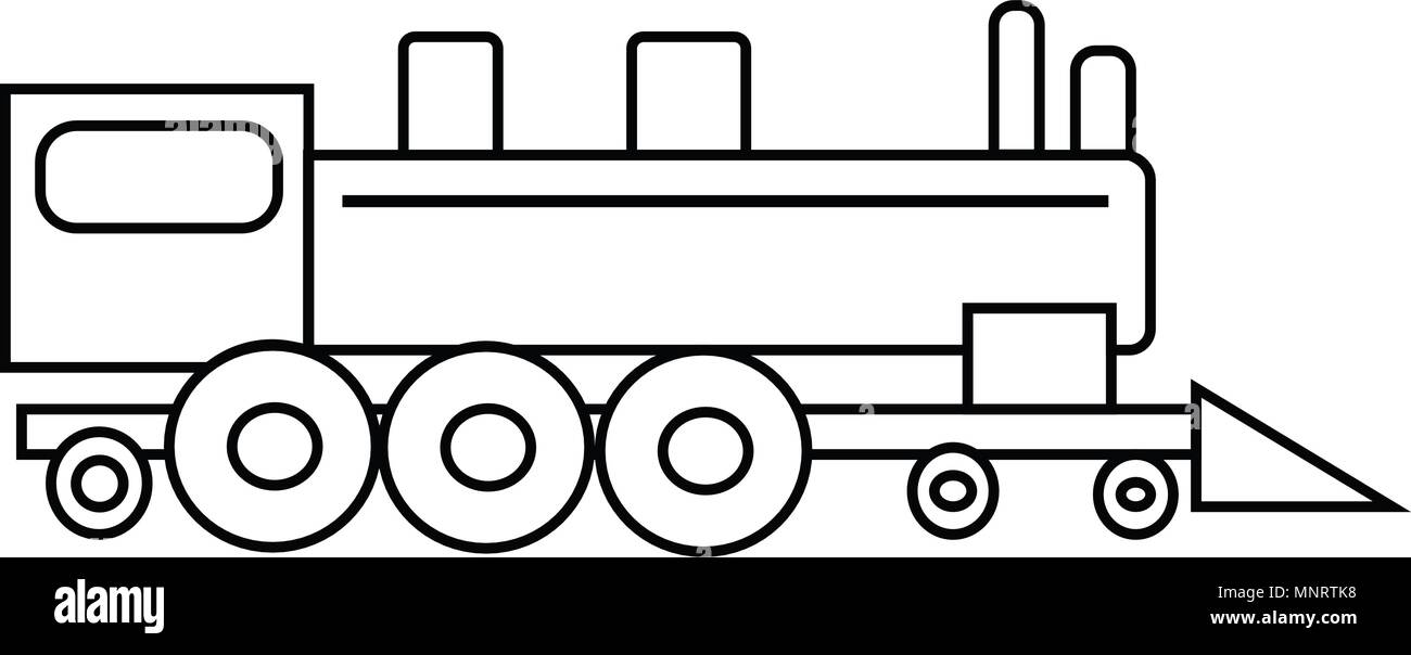 Résumé de l'objet de transport Illustration de Vecteur