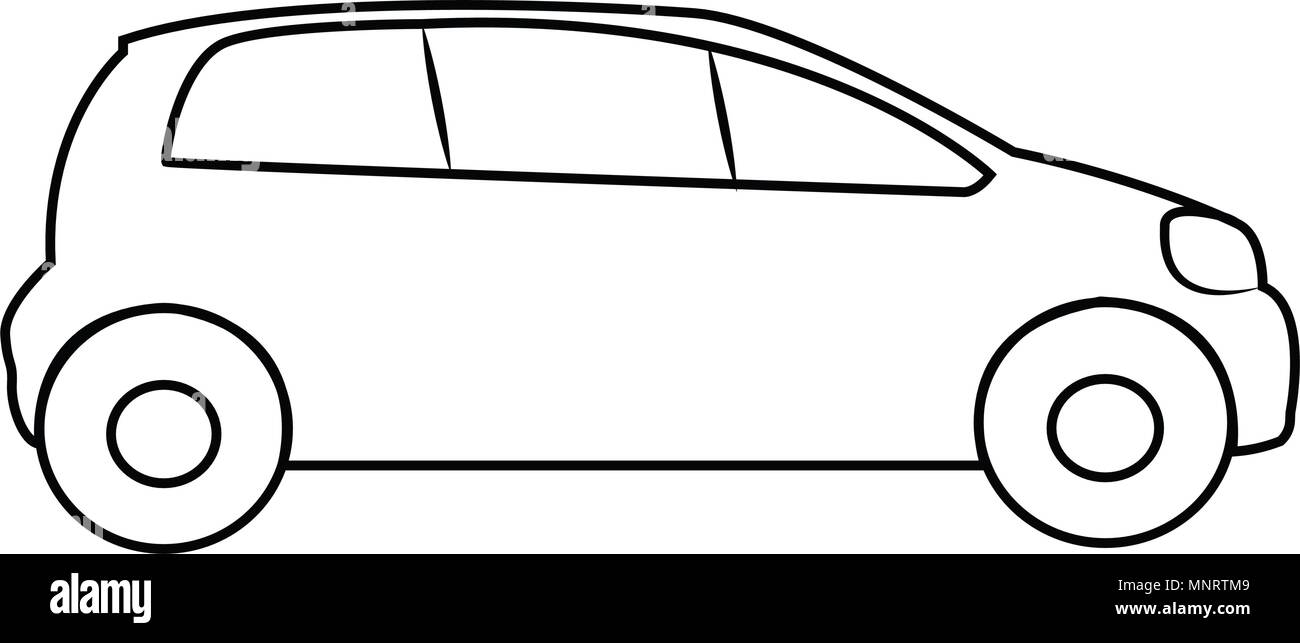 Résumé de l'objet de transport Illustration de Vecteur