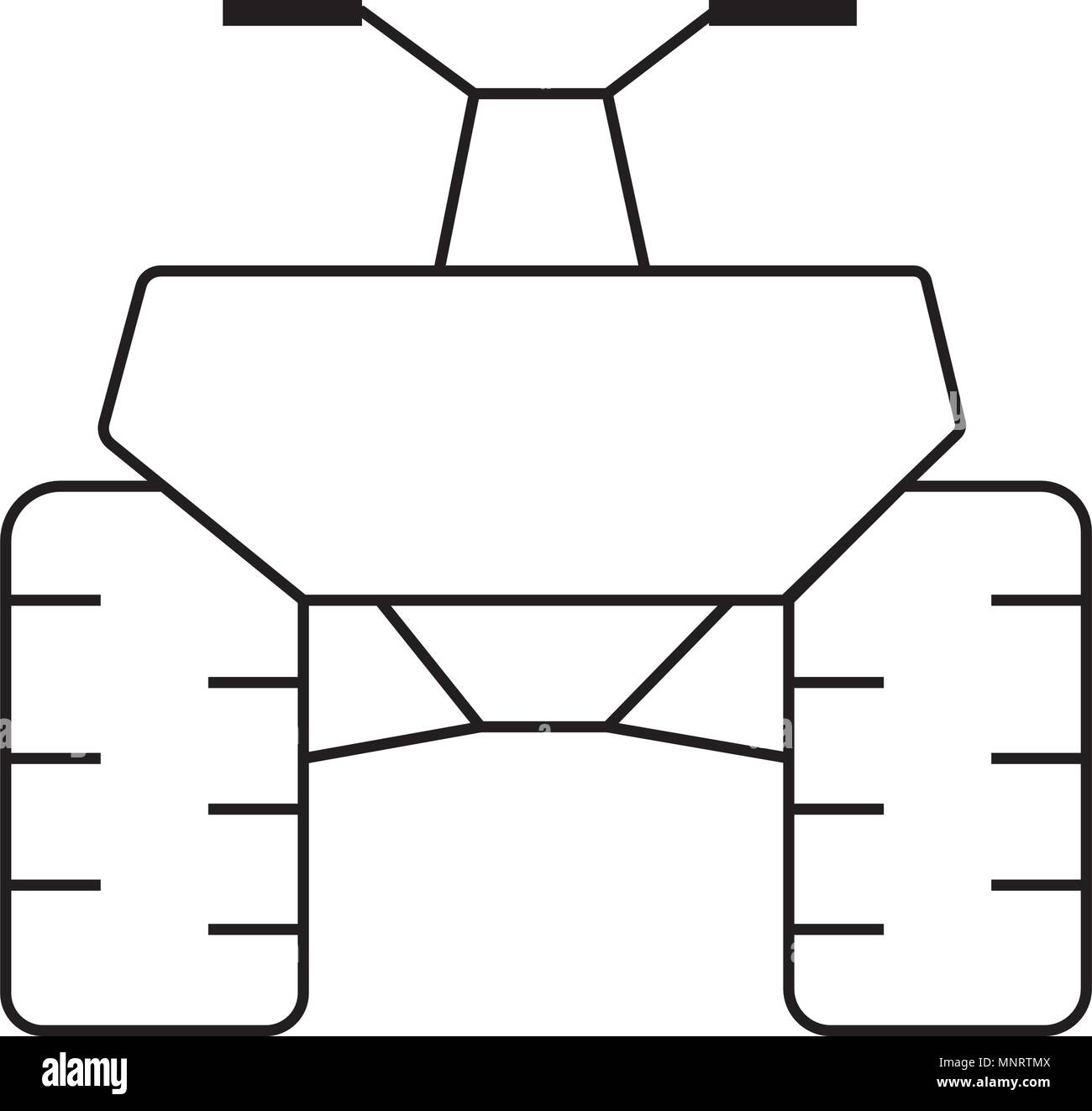 Résumé de l'objet de transport Illustration de Vecteur