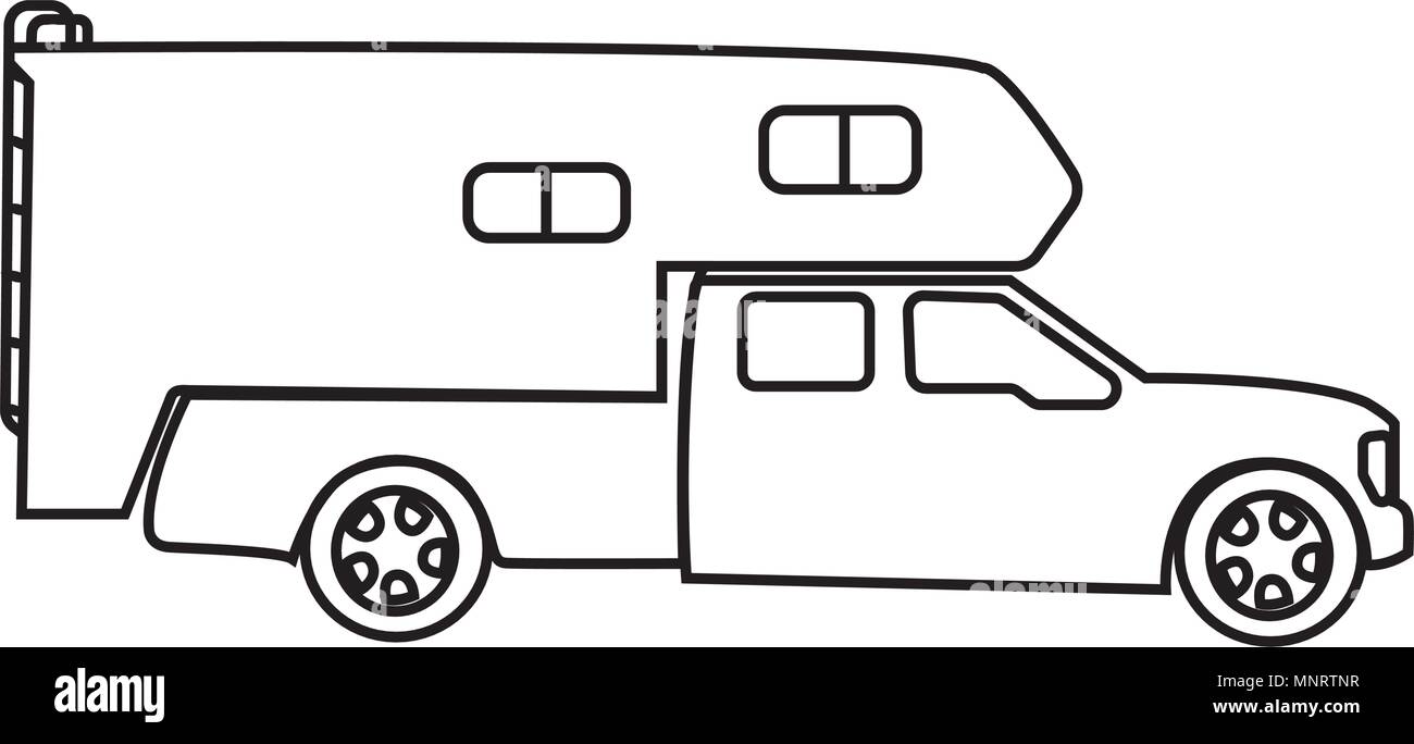 Résumé de l'objet de transport Illustration de Vecteur