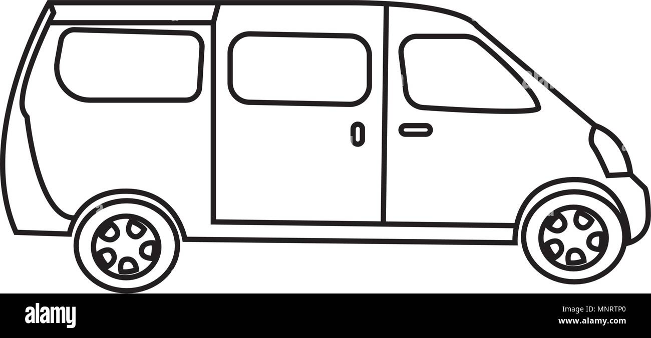 Résumé de l'objet de transport Illustration de Vecteur