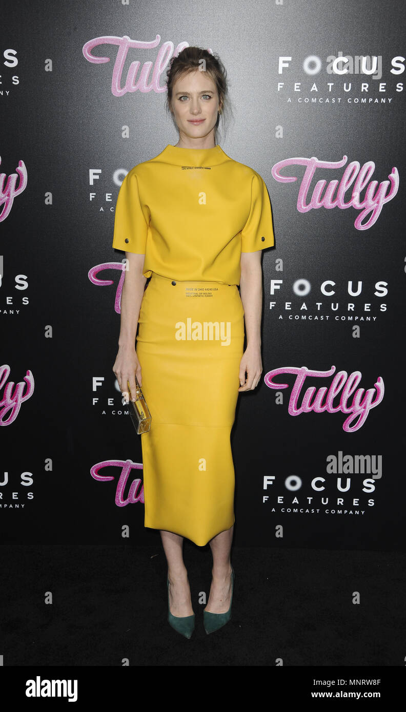 Premiere film Tully avec : Mackenzie Davis Où : Los Angeles, California, United States Quand : 19 Avr 2018 Apega/WENN.com Crédit : Banque D'Images