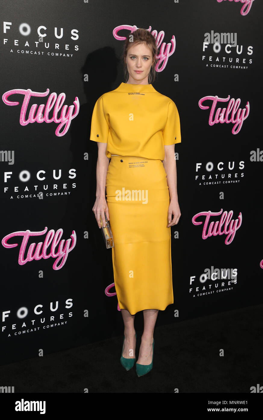 Première de "Focus Features Tully' Featuring : Mackenzie Davis Où : Los Angeles, California, United States Quand : 19 Avr 2018 Crédit : FayesVision/WENN.com Banque D'Images