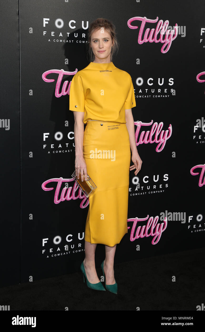 Première de "Focus Features Tully' Featuring : Mackenzie Davis Où : Los Angeles, California, United States Quand : 19 Avr 2018 Crédit : FayesVision/WENN.com Banque D'Images