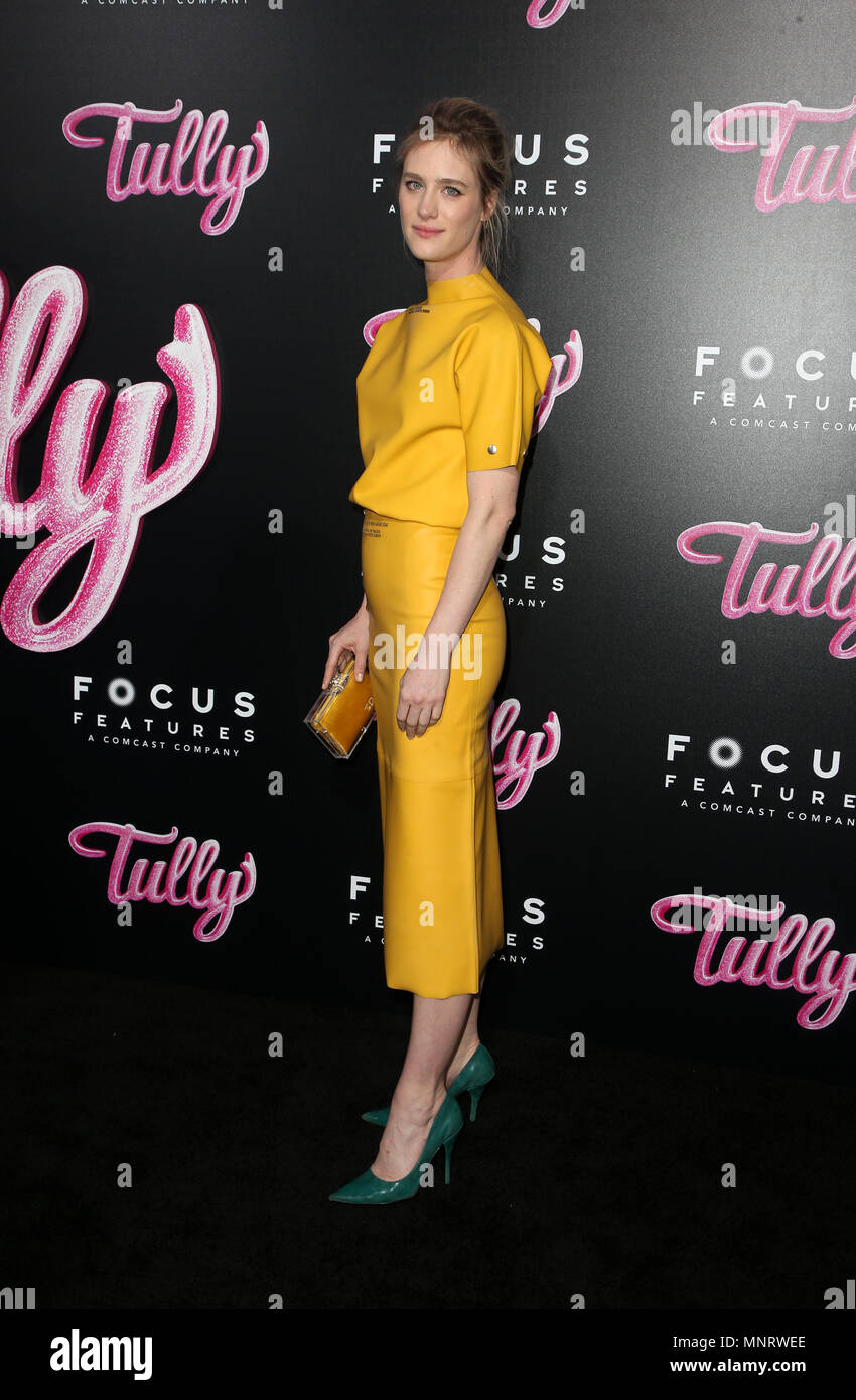 Première de "Focus Features Tully' Featuring : Mackenzie Davis Où : Los Angeles, California, United States Quand : 19 Avr 2018 Crédit : FayesVision/WENN.com Banque D'Images