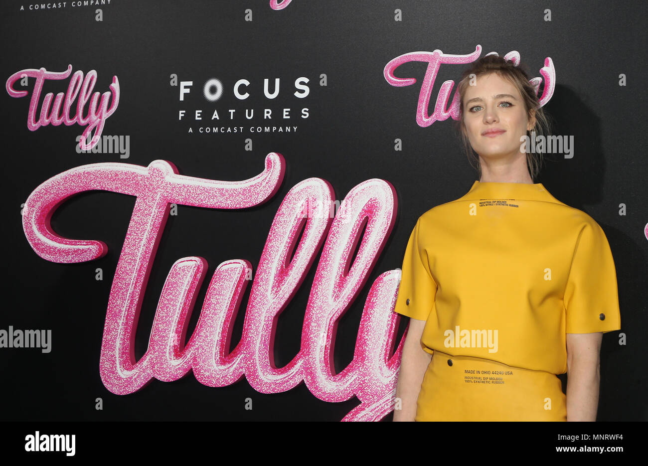 Première de "Focus Features Tully' Featuring : Mackenzie Davis Où : Los Angeles, California, United States Quand : 19 Avr 2018 Crédit : FayesVision/WENN.com Banque D'Images