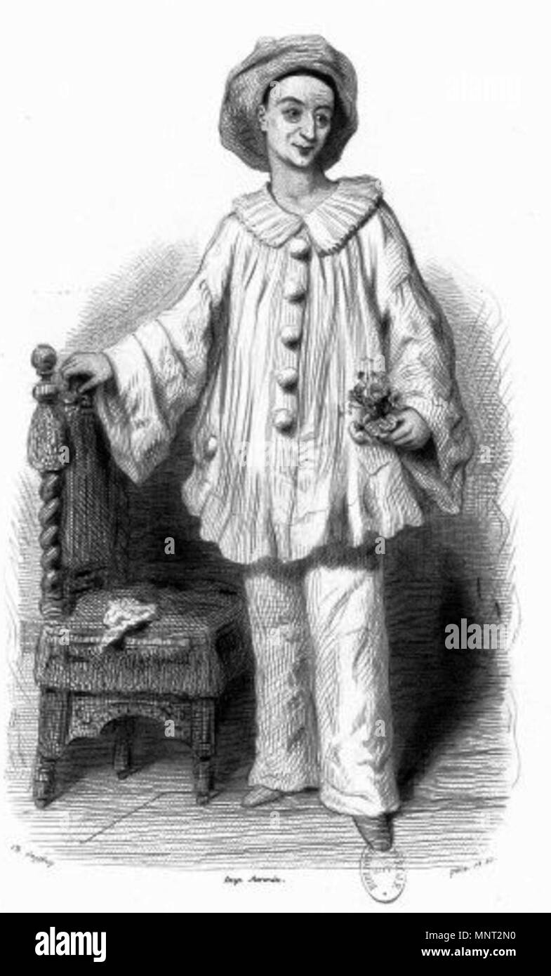 . Portrait de mime français Paul Legrand (1816-1898) par Charles-Michel Geoffroy (1819-1882) . 1859. Charles-Michel Geoffroy (1819-1882) Noms alternatifs C. Geoffroi et Ch. Geoffroy. Description graveur français Date de naissance/décès 2 Juillet 1819 24 mars 1882 Lieu de naissance/décès Joinville, Haute-Marne Passy lieu de travail Paris contrôle d'autorité : Q16538504 VIAF : 39651247 ISNI : 0000 0000 6634 6371 RCAC : n97860850 GND : 13203185X WorldCat SUDOC : 137922590 966 Paul Legrand par Charles-Michel Geoffroy Banque D'Images