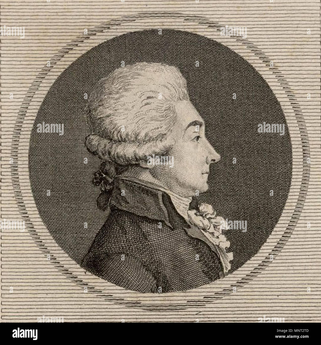 . Portrait de Paul Victor de Sèze (1754-1830) . 1789. 967 Paul-victor de seze Banque D'Images