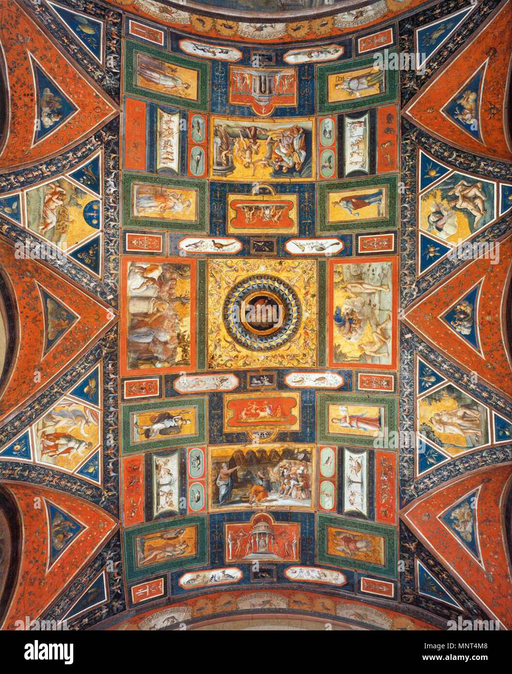 Anglais Plafond Decoration Volta Dorata Vers 1519 974