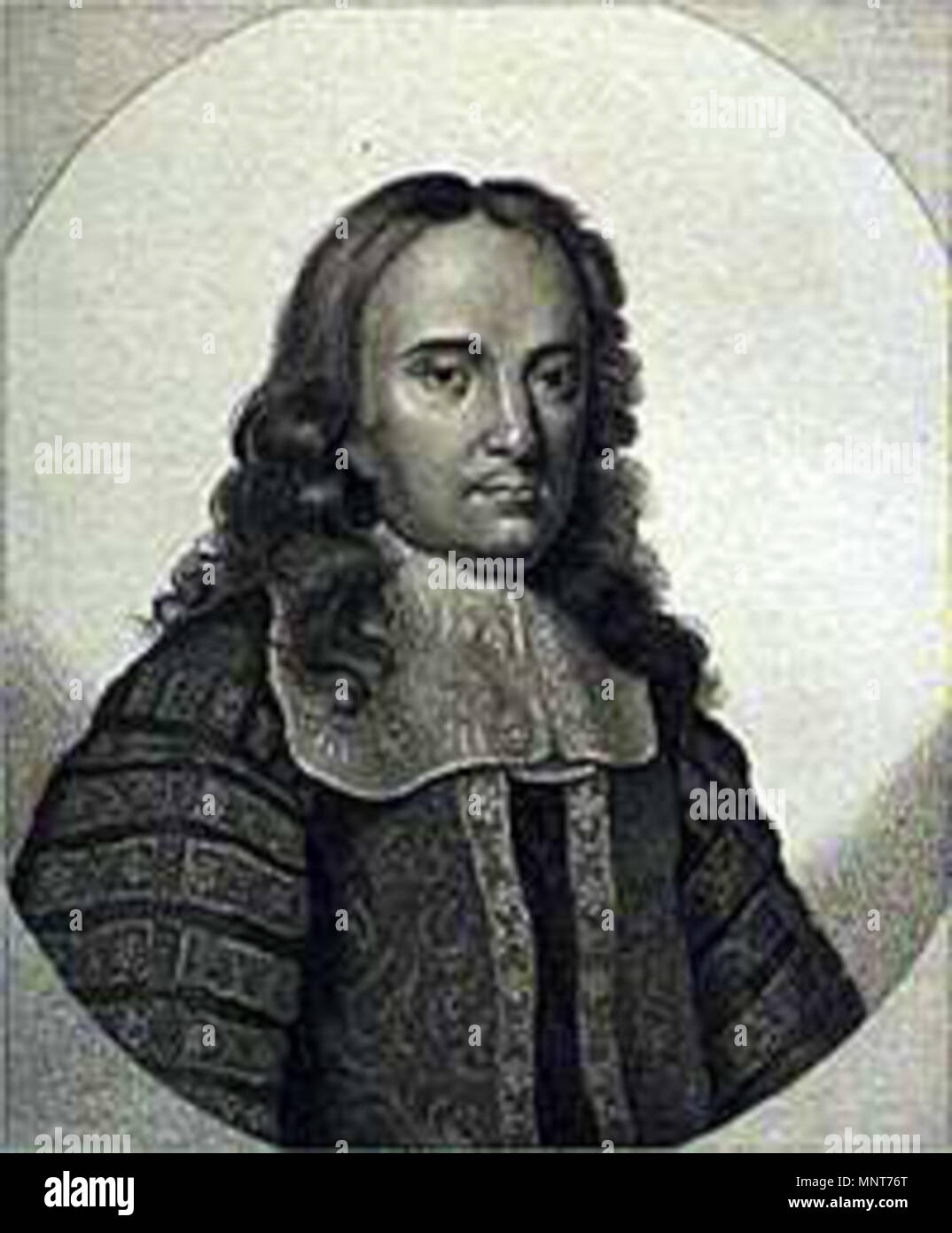 . Anglais : Arthur Annesley était un homme d'état royaliste. Il s'est levé pour le poste de Lord du Sceau Privé, et avait plusieurs styles tout au long de sa vie : l'honorable Arthur Annesley (jusqu'au 22 novembre 1660), le Vicomte Valentia (1660-1661), et le comte d'Anglesey (après le 20 avril 1661). Arthur Annesley, 1er comte d'Anglesey (1614-1686). avant 1686.. Artiste inconnu. Portrait de femme EarlOfAnglesey 984 gravure0024Pict Banque D'Images