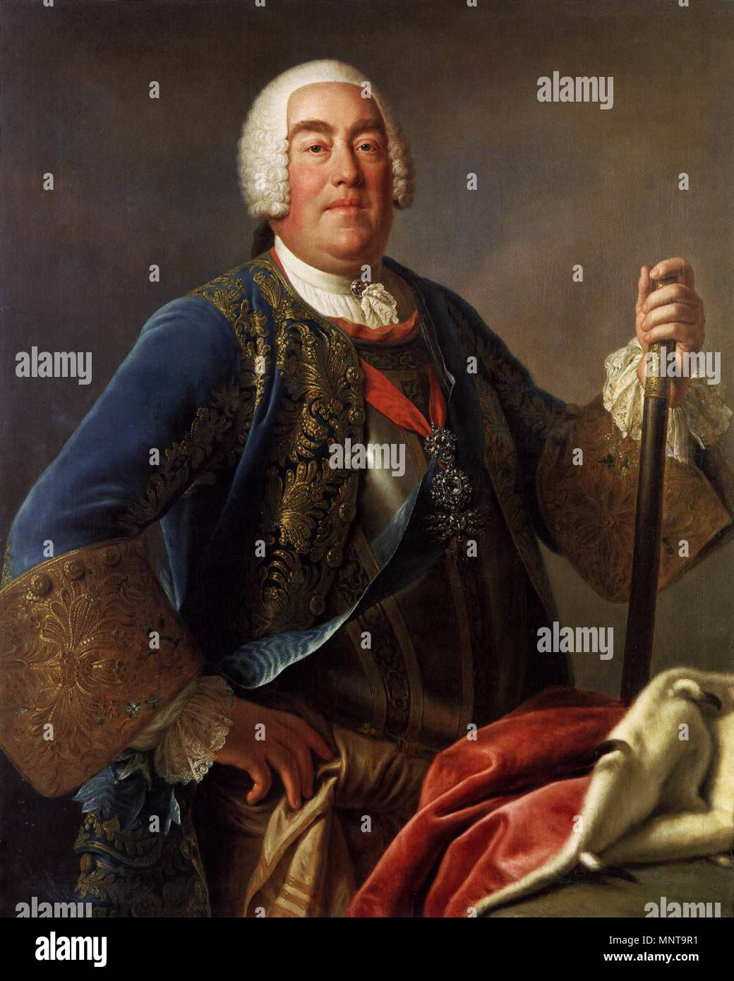 Le roi Auguste III de Pologne vers 1755-1756. 994 Pietro Antonio Rotari - Roi Auguste III de Pologne - WGA20141 Banque D'Images