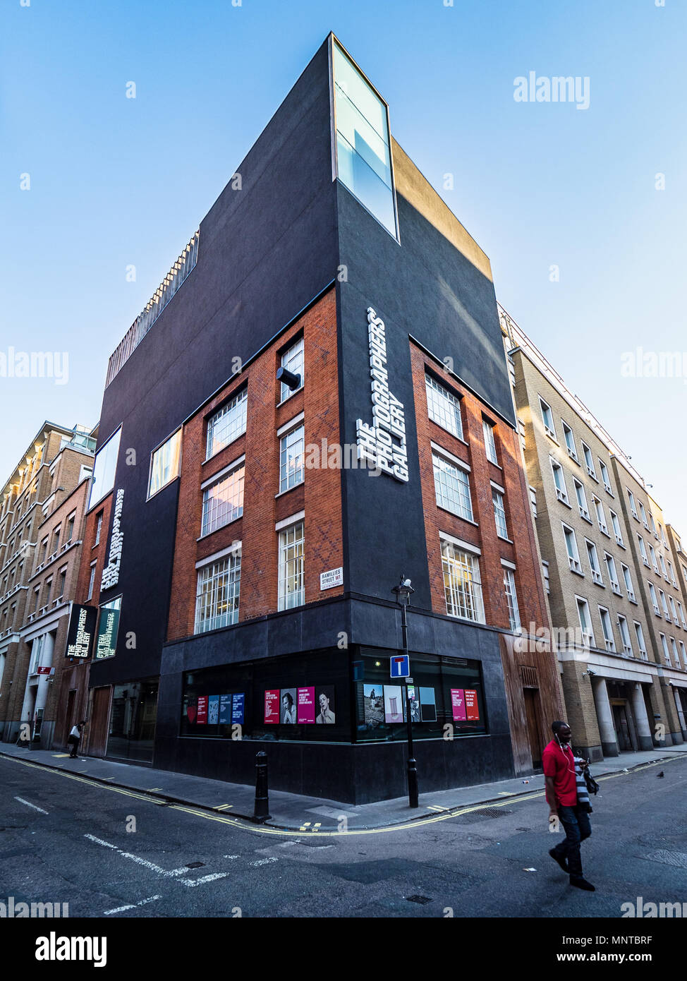 La Photographers Gallery de Londres en Ramillies Street au centre de Londres, au Royaume-Uni. Fondée en 1971, ils ont emménagé dans ce bâtiment transformé en 2012. Banque D'Images