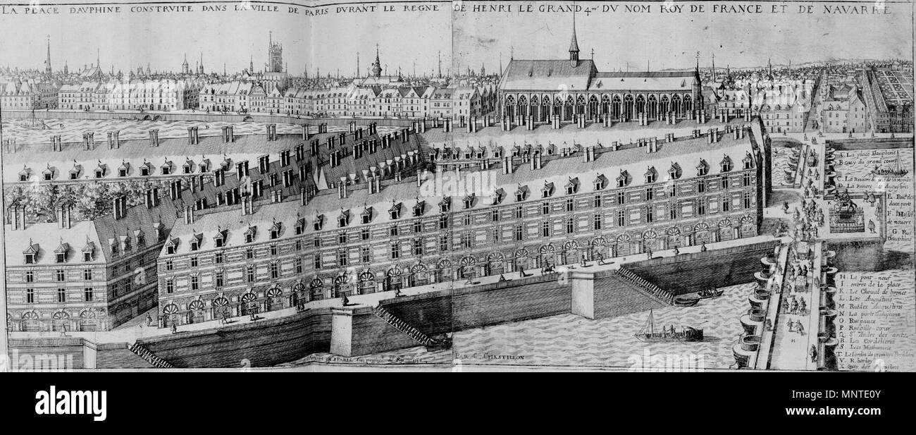 . Français : La place Dauphine sous le règne de Henri IV. . Entre 1612 et 1616. Claude Chastillon (1559-1616) Noms alternatifs Claude Chatillon ; Claude Châtillon Description architecte, ingénieur civil, et le dessinateur topographe Date de naissance/décès 1559 ou 1560 27 avril 1616 Lieu de naissance/décès Châlons-en-Champagne Paris lieu de travail France contrôle d'autorité : Q1096583 : VIAF 17524239 ISNI : 0000 0000 8687 4999 ULAN : 500028298 RCAC : nr94005144 : WGA, Claude CHASTILLON 1008 Placedavphine WorldCat Banque D'Images