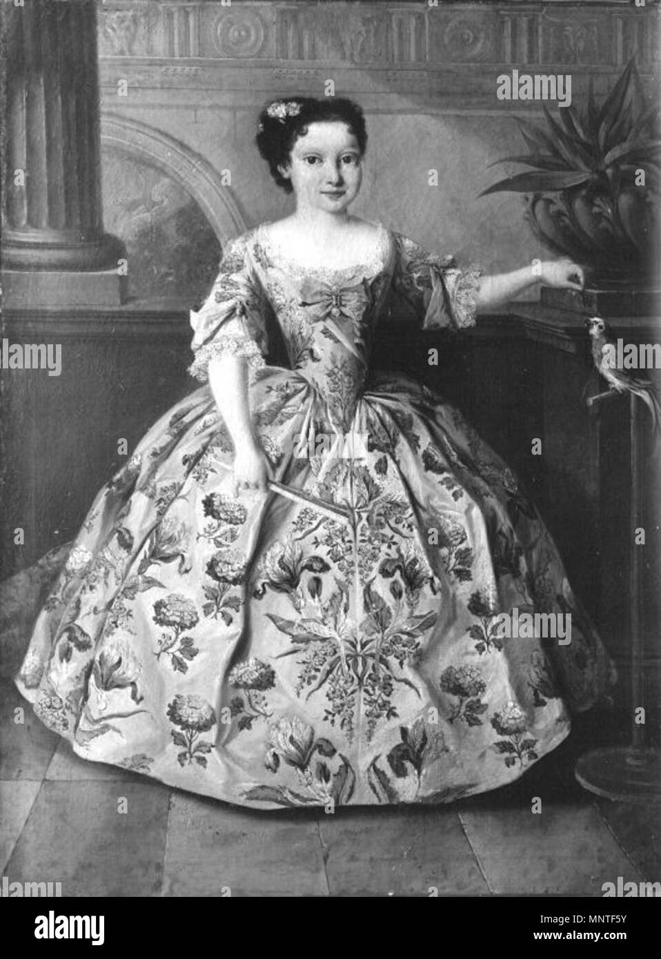 Allemand : Maria Anna von Polen (Gemahlin Max III. Josephs von Bayern) Maria Anna Sophia de Saxe (1728-1797) 18e siècle. 1013 Ponte - Maria Anna Sophia de Saxe comme enfants Banque D'Images