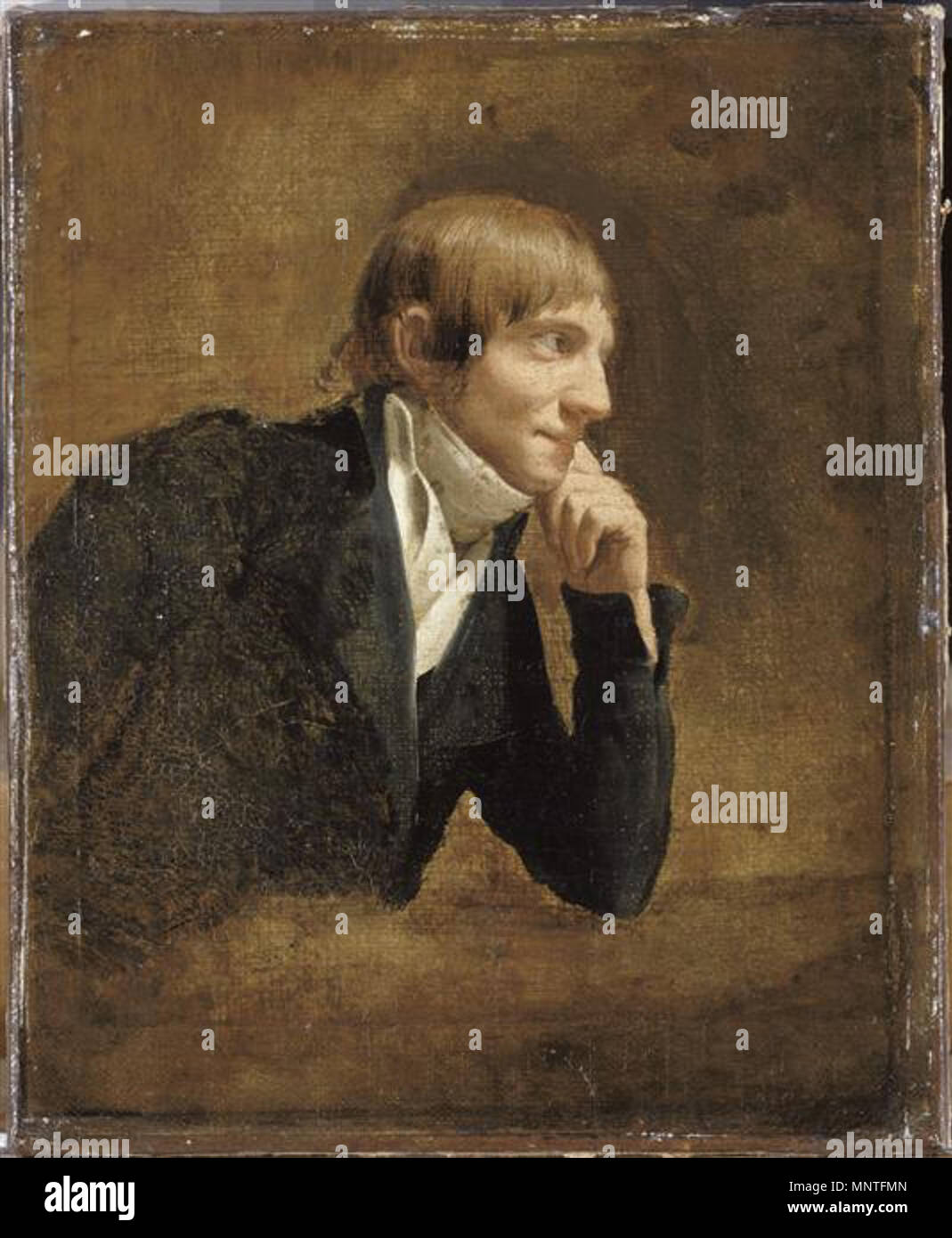 Portrait de Pierre-Joseph Redouté vers 1800. 1015 Portrait de Pierre-Joseph Redouté Banque D'Images