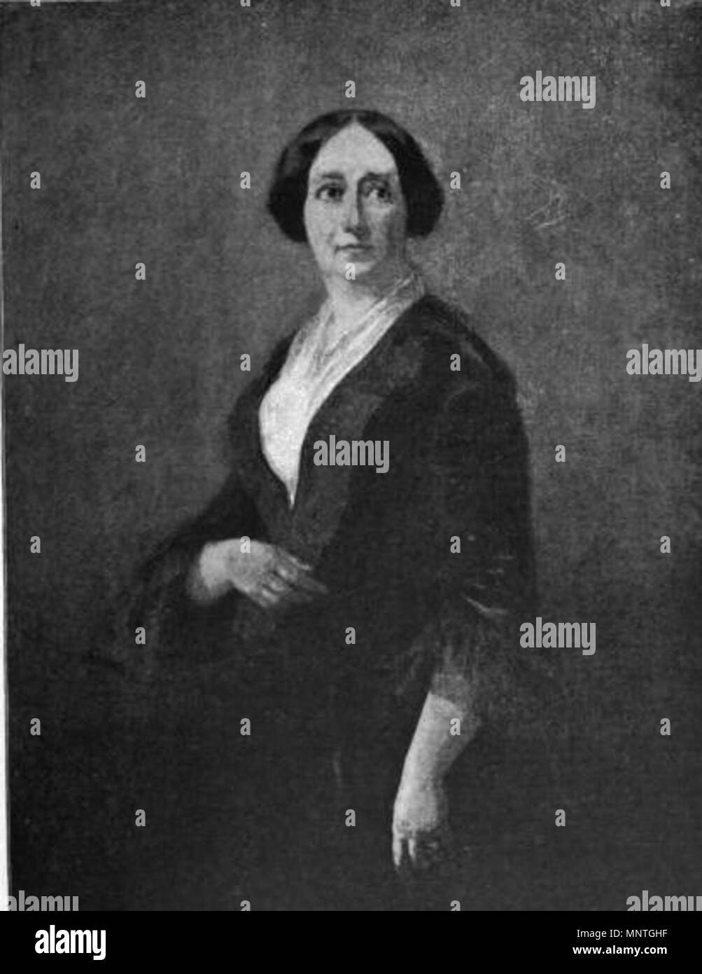 . English : 'Portrait de sa mère,' par Boston peintre William Morris Hunt. Hunt's premier portrait a été peint que de sa mère, Jane Leavitt Hunt, exécuté à son studio à Paris 3 rue Pigalle en 1850. Les trois-quarts portrait présente sa mère face à l'artiste. . 1850. William Morris Hunt (1824-1879) Noms alternatifs W. M. Hunt, William M. Hunt, William Morris Hunt (1824-1879), William Morris Hunt ; wm morris hunt Description peintre, sculpteur, graphiste, lithographe et tiroir Date de naissance/décès 13 Mars 1824 18 septembre 1879 Lieu de naissance/décès Br Banque D'Images