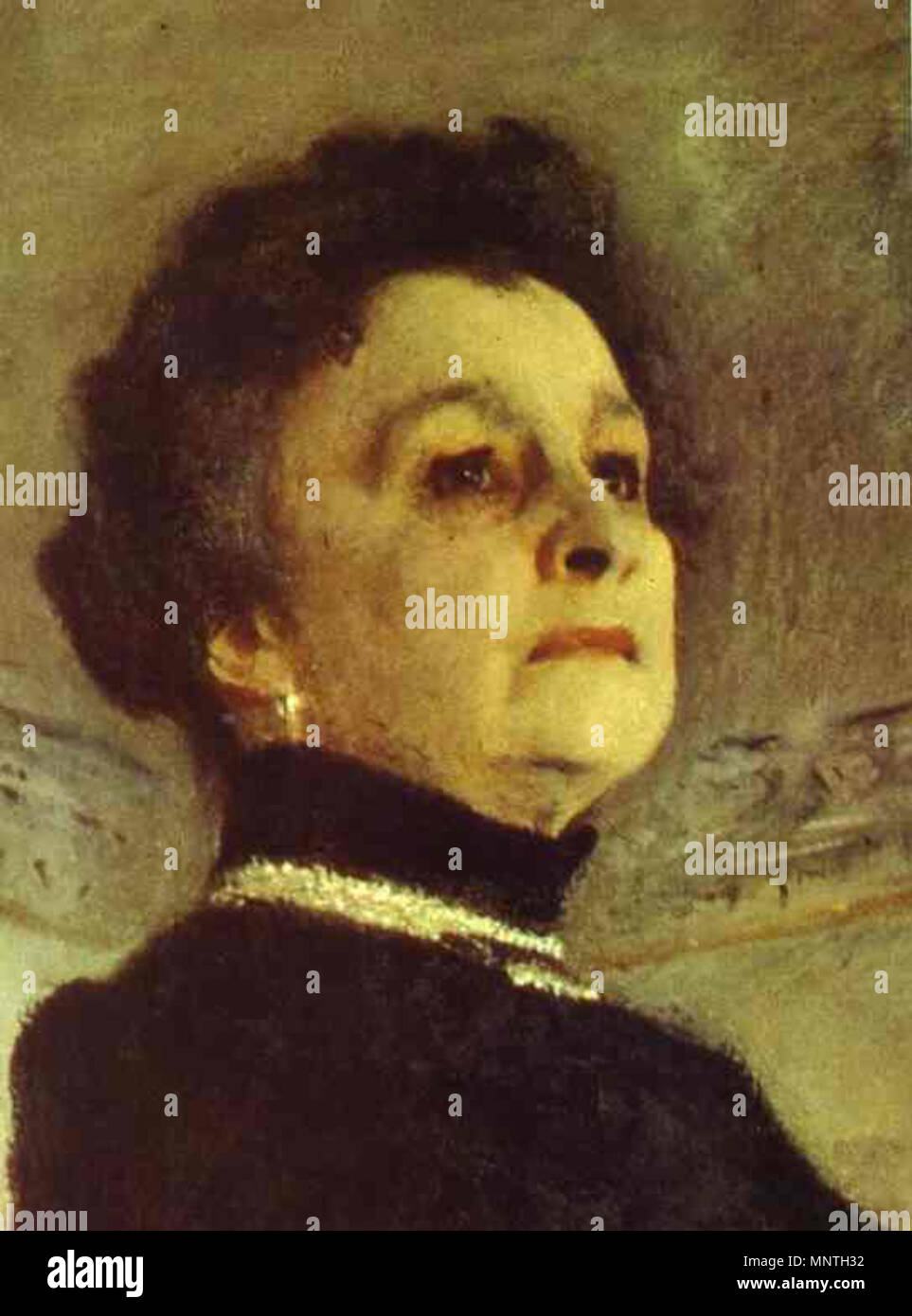 . Portrait de l'actrice Maria Yermolova. Détail. 1905. Huile sur toile. La galerie Tretiakov, Moscou, Russie Valentin Serov (1865-1911) Noms alternatifs : Russe Серов Валентин Александрович Description peintre russe Date de naissance/Décès 19 Janvier 1865 (7 janvier 1865 au calendrier julien) 22 novembre 1911 (5 décembre 1911 au calendrier julien) Lieu de naissance/décès Saint Petersbourg Moscou Pays-bas lieu de travail (1885), Belgique (1885) ; Allemagne (1855), Italie (1887) ; Paris (1889), Italie (1904), Grèce (1907), Italie (1910) ; Paris (1910), à Munich (1872 - 1873) ; Paris (1874 - 1875 Banque D'Images