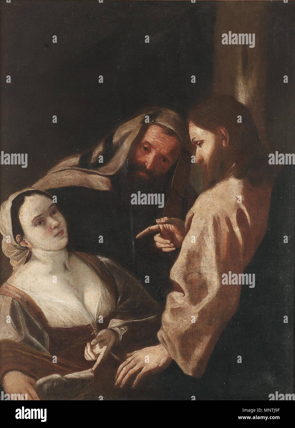 . Allemand : Christus und die Ehebrecherin . vers 1660-1670. Atelier de Mattia Preti (1613-1699) Alternative names nom de l'artiste : Il Cavaliere Calabrese et artiste peintre italien Description Date de naissance/Décès 24 Février 1613 3 janvier 1699 Lieu de naissance/décès Taverna (Italia) Anglais : La Valette (Malte) Deutsch : La Valette (Malte) lieu de travail Rome, Taverna (Italia), Modène, Naples, Messine, La Valette (Malte) contrôle d'autorité : Q468632 : VIAF 92408554 ISNI : 0000 0001 0803 3411 ULAN : 500012806 RCAC : n85087886 : PRETI, Mattia WGA 1027 WorldCat Mattia Preti (Werkstatt) Christu Banque D'Images