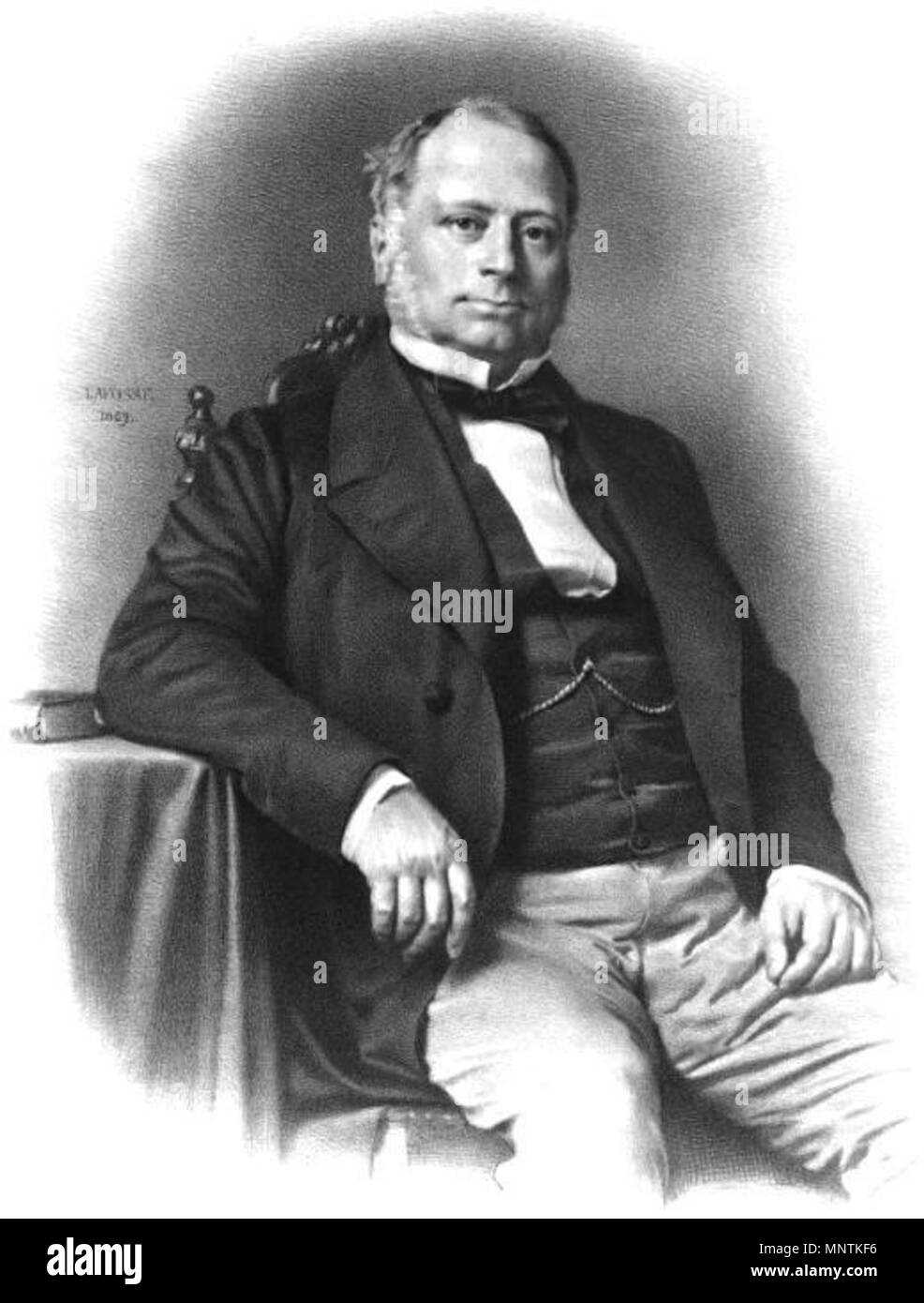 . Charles-Jean-Marie-Félix, marquis de La Valette . 1869. Lafosse 786 La Valette, Charles Jean Marie Felix Banque D'Images