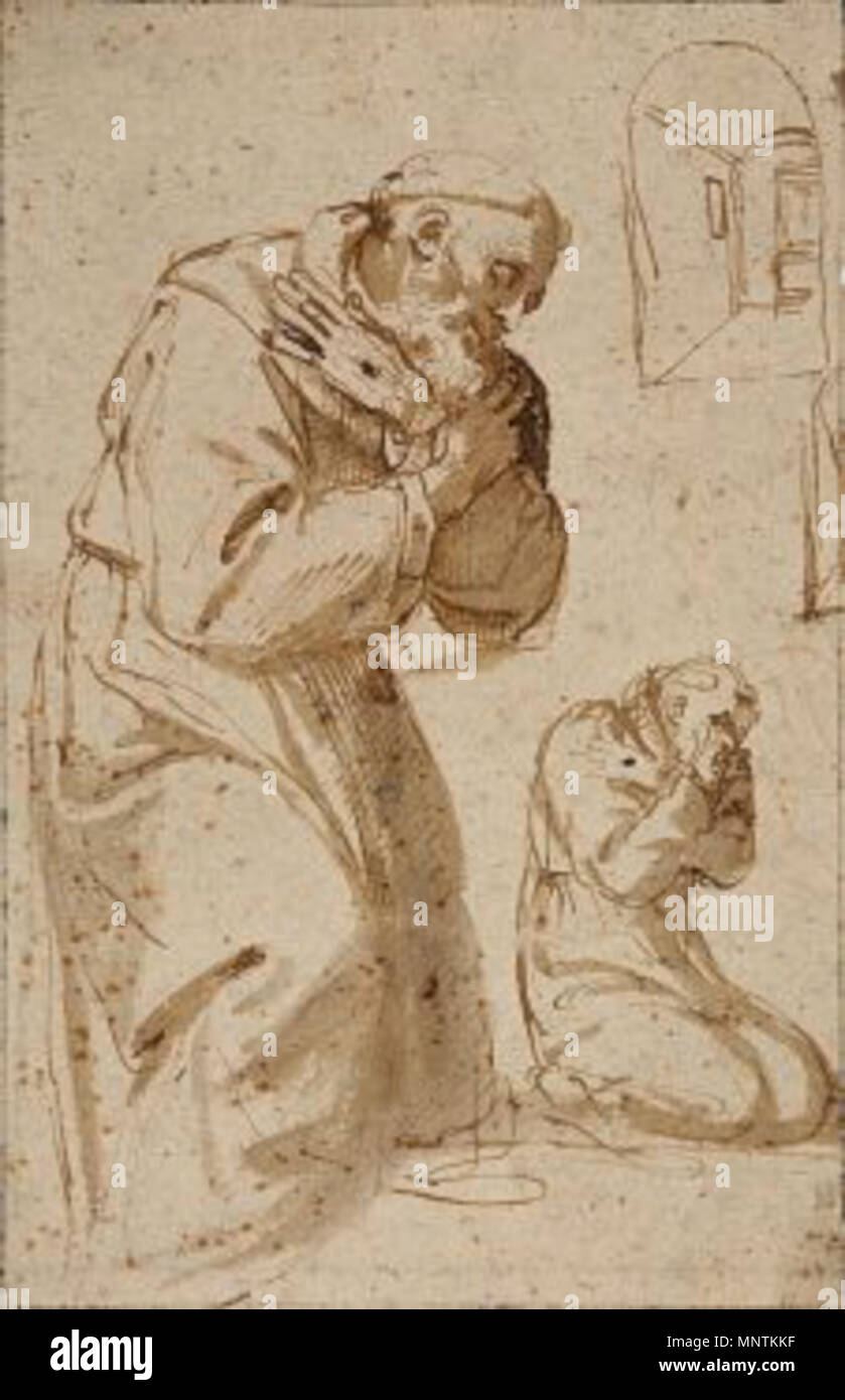 . Anglais : étude de François d'assise. Эскиз Франциска Ассизского Русский : . Années 1600. Jan Pynas (1583/1584-1631) Noms alternatifs Jan Pijnas, Jan Symonsz. Pijnas, Jan Pinas, Jan Symonsz. Pinas, Johannes Pinnazio, Jan Pynas Description peintre, dessinateur et graveur Date de naissance/décès 1581 ou 1582 27 décembre 1631 (enterré) Lieu de naissance/décès Alkmaar Amsterdam Amsterdam lieu de travail, de l'Italie (1605-1607), Amsterdam (1607), Leiden (1610), Amsterdam (1613-1631), Rome (1616-1617) contrôle d'autorité : Q3161764 : VIAF 34727709 ISNI : 0000 0000 6661 7215 ULAN : 500005774 : WGA P Banque D'Images