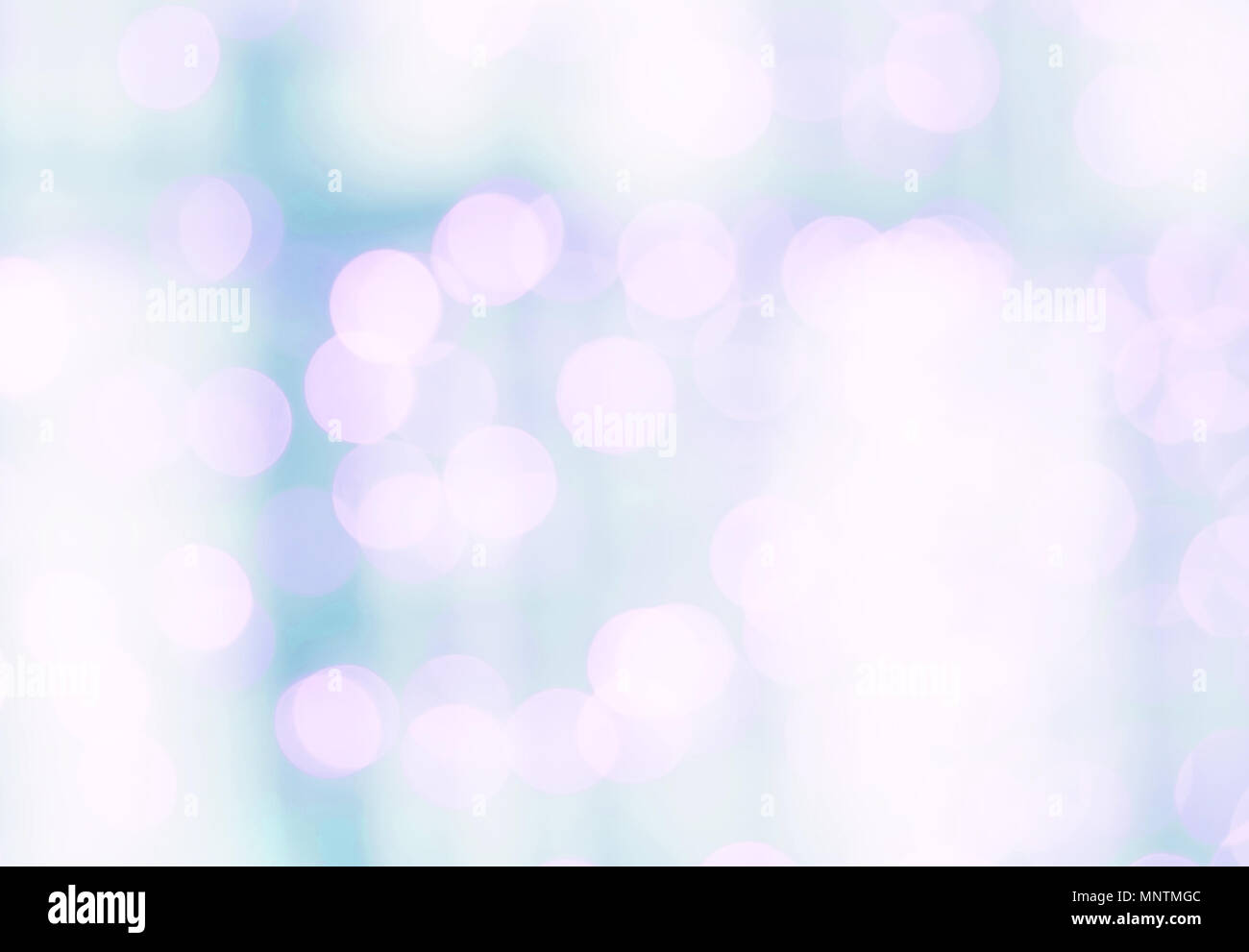 Blurry lights soft rose vert fond de couleur pastel texture effet bokeh Banque D'Images