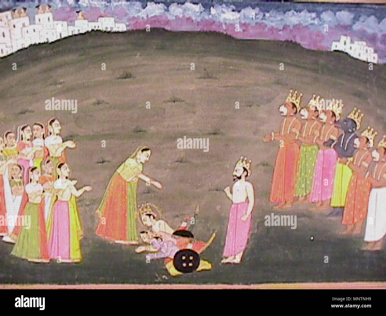 . Anglais : Série Titre : le voyage de Rama Ramayana Suite Nom : Date de création : ca. Affichage 1780 Dimensions : 10 1/8 po. x 14 3/16 po. (25,7 cm x 36 cm) de la ligne de crédit : Edwin Binney 3ème Numéro : 1990.1172 Collection :  <a href ='http://www.sdmart.org/art/our-collection/asian-art' rel ='nofollow' >Les San Diego Museum of Art </a > . 6 septembre 2011, 14:32:53. Anglais : thesandiegomuseumofartcollection 1041 Rama, Sita et Lakshman, prendre congé de leur belle-mère (6124586433) Banque D'Images