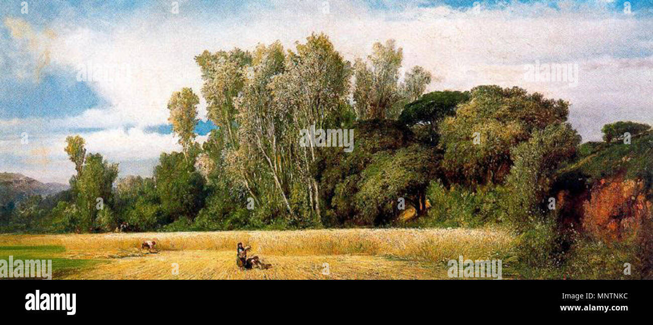 1041 Ramon Martí Alsina - Les Albades. La Sega del blat Banque D'Images