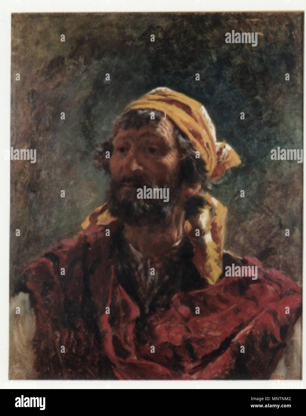 Contadino vers 1886. 1042 Ramon Tusquets Maignon- Contadino- 3829 Banque D'Images