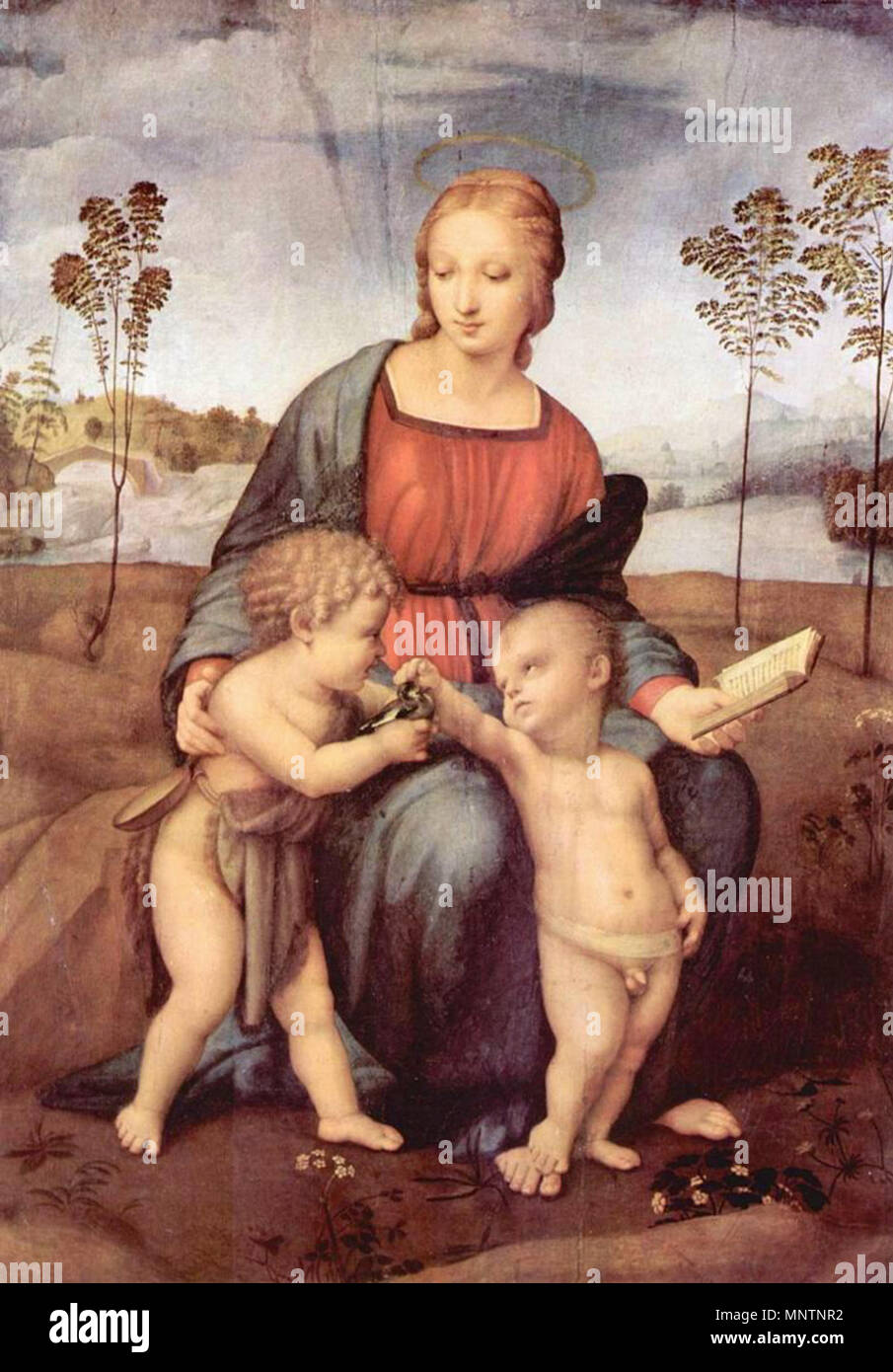 . Raphaël, la Madone du chardonneret, Uffizi . circa 1505. Raphael (1483-1520) Noms alternatifs, Raffaello Santi Raffaello de Urbino, Rafael Sanzio de Urbino, Raffael Description peintre et architecte Date de naissance/Décès 6 Avril 1483 6 avril 1520 Lieu de naissance/décès Urbino Rome lieu de travail Florence, Rome, Pérouse contrôle d'autorité : Q5597 : VIAF 64055977 ISNI : 0000 0001 2136 483X ULAN : 500023578 RCAC : n79041756 35442294 1042 NLA : WorldCat Raphael 031 un Banque D'Images