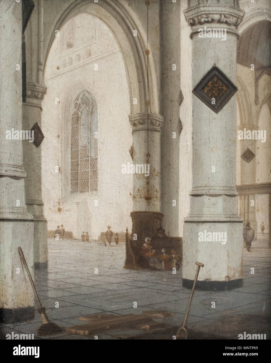 L'intérieur d'une Église . 1224 Van Vliet - Intérieur d'une église Banque D'Images
