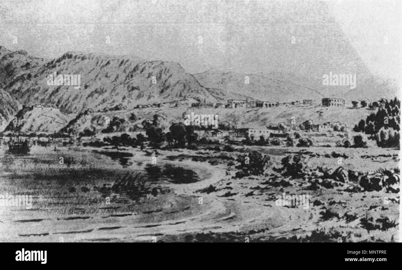 Croquis de la reconstruction de la ville romaine Brigantium . Anglais : croquis de Reconstruction de la ville romaine Brigantium, Port, ville haute, et le règlement sur l'Ölrain à Bregenz / Autriche, dessiné par Samuel Jenny, fin du 19e siècle. Deutsch : Rekonstruktionsskizze d. römischen Brigantium, Hafen, Oberstadt, und Siedlung auf dem Ölrain à Bregenz/Österreich, gezeichnet von Samuel Jenny, spätes 19. Jahrhundert. . Entre 1864 et 1901. 1048 Rekonstruktionsskizze brigantium s. Jenny Banque D'Images