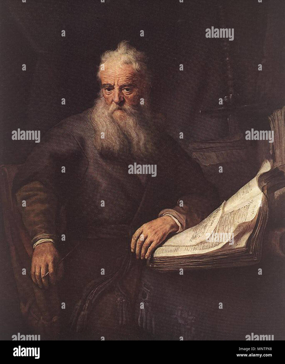 L'apôtre Paul 1633 ( ?). 1048 - Rembrandt apôtre Paul - WGA19120 Banque D'Images