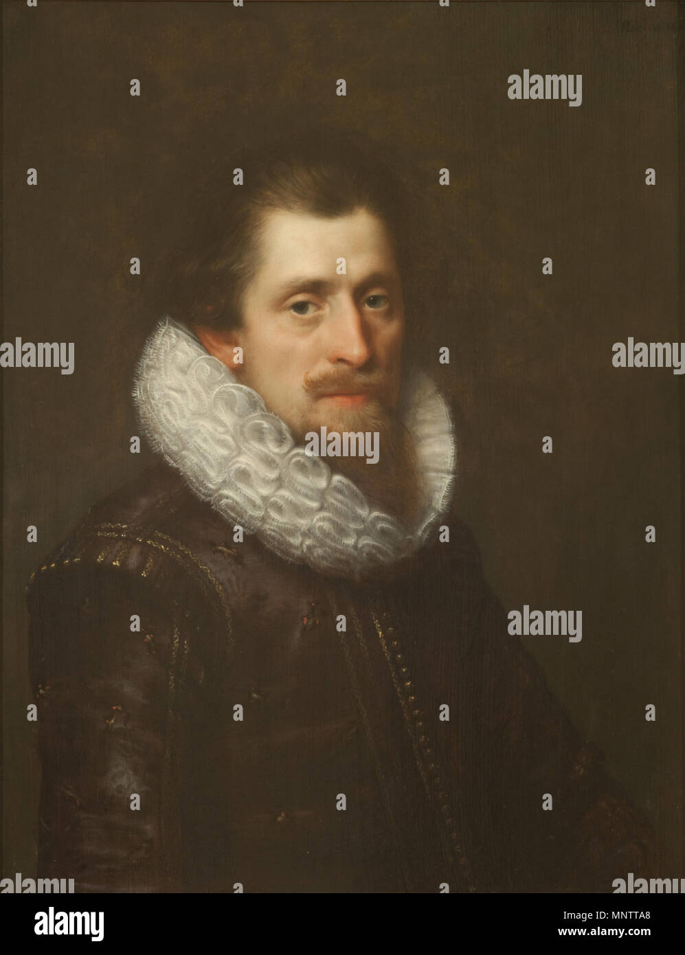 Portrait d'un gentilhomme . Español : Retrato de caballero. . 1622.  ; 2015-08-31. 1055 Retrato de caballero - Paulus Moreelse Banque D'Images