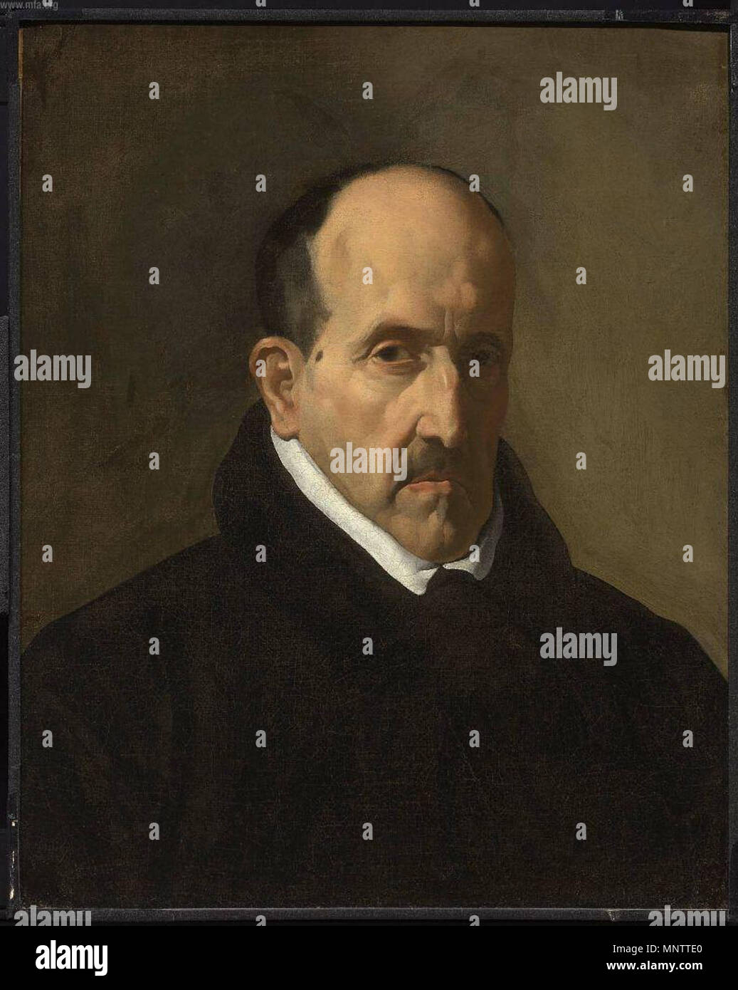 1056 Retrato de Don Luis de Góngora, par Diego Velázquez Banque D'Images 1056 Retrato de Don Luis de Góngora, par Diego Velázquez Banque D'Images