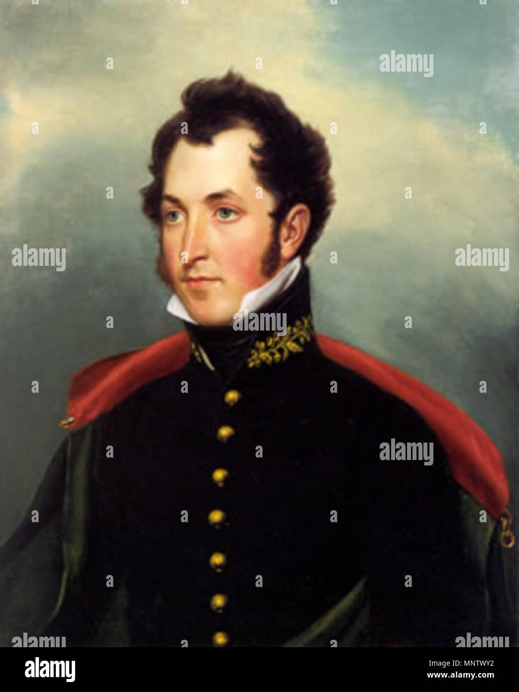 Samuel Ringgold circa 1825. 1062 Samuel Ringgold par John Vanderlyn Banque D'Images