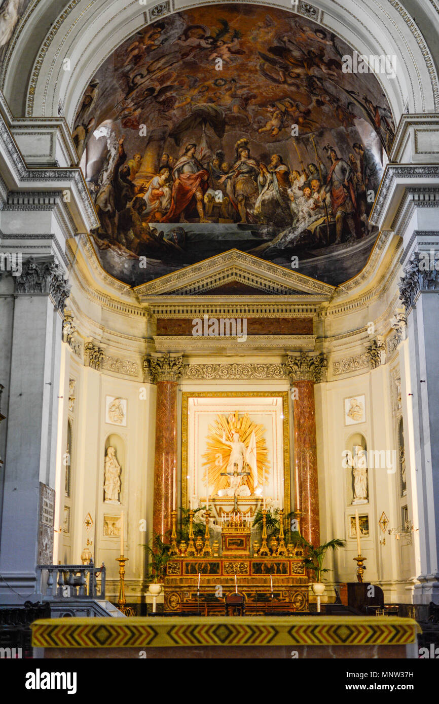 Chapelle Palatine Palerme Sicile Banque D'Images