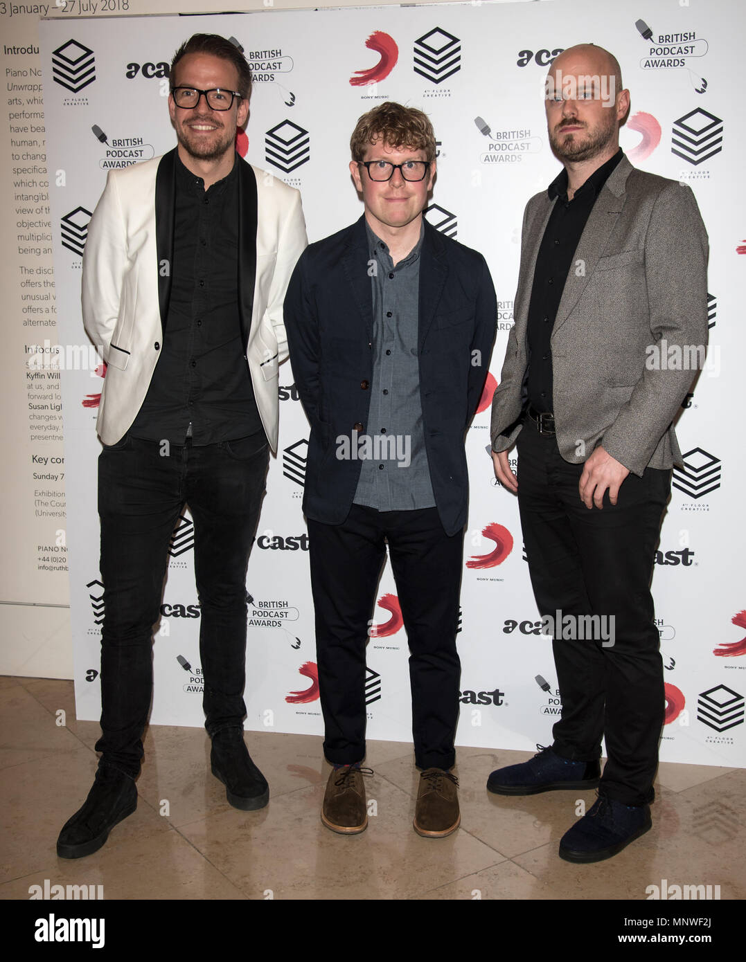 Londres, Royaume-Uni. Guest assister à la cérémonie annuelle de remise des prix de la célébrer le meilleur des podcasts. Pris en charge par Sony Music, le 19 mai 2018 à King's Place, London, UK. Credit : Voir Li/Alamy Live News Banque D'Images