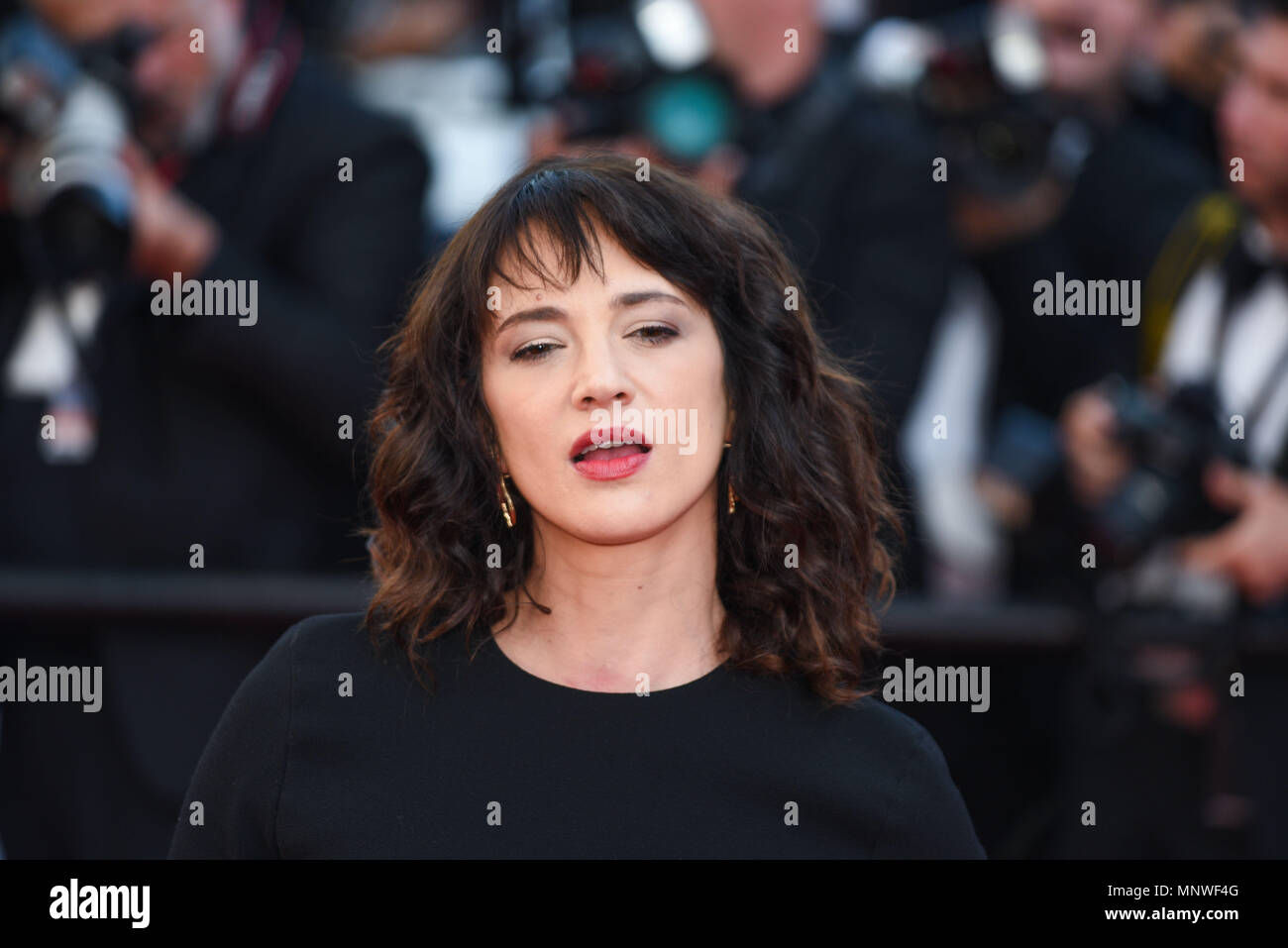 19 mai 2018 - Cannes, France : Asia Argento assiste à la "l'homme qui a tué Don Quichotte' premiere avant la cérémonie de clôture au cours de la 71e festival de Cannes. Banque D'Images