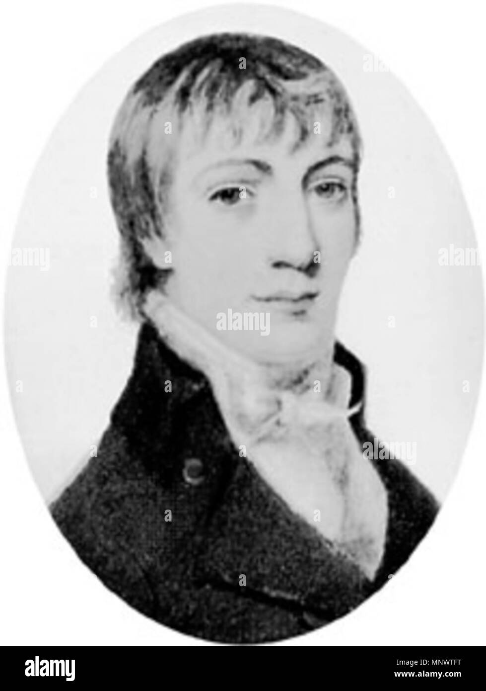 . Robert Bloomfield (1766-1823), un poète anglais . Henry os (1755-1834) 1067 Robert Bloomfield Banque D'Images