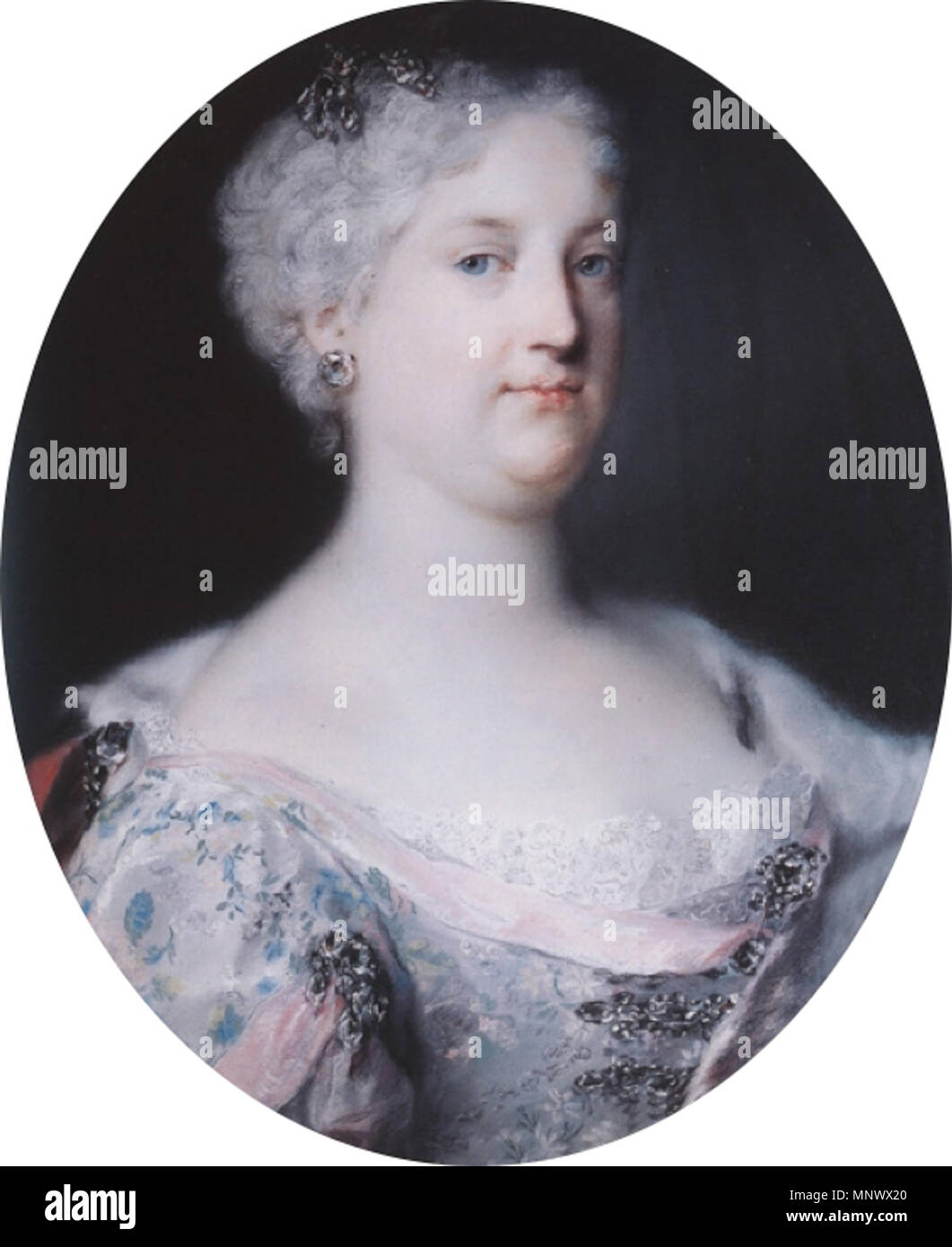 1073 Rosalba Carriera, l'Impératrice Elisabeth Christine de Brunswick-Wolfenbüttel, Munich Residenz Banque D'Images