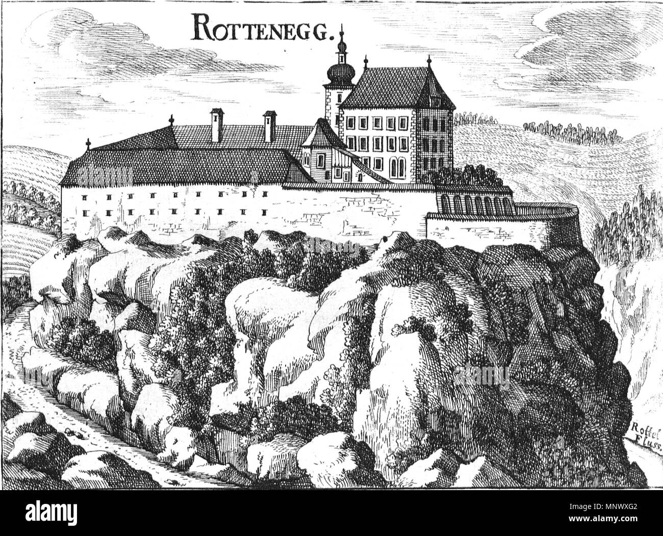 . Deutsch : Burg Rottenegg à St Gotthard im Mühlkreis (Oberösterreich) auf einem Stich von M. Vischer 1674 English : Château Rottenegg à St Gotthard im Mühlkreis (Haute-Autriche), dessiné par M. Vischer 1674 Ce support présente le monument protégé avec le numéro 10392 en Autriche. (Communes, de) . 1674. Georg Matthäus Vischer (1628-1696) Noms alternatifs Georg Mathias Vischer cartographe et graveur autrichien Description Date de naissance/décès 22 Avril 1628 13 décembre 1696 Lieu de naissance/décès Wenns (Tirol, Tyrol du Sud) Linz contrôle d'autorité : Q86223 : 2771891 VIAF ISNI : 00000 Banque D'Images