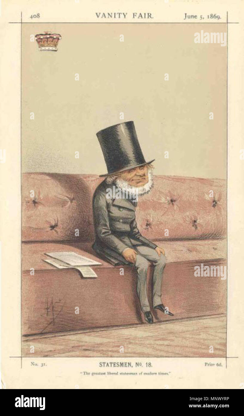 . Hommes d'No18 : Caricature du comte Russell. Sous-titre suivant "Le plus grand homme d'État libéral des temps modernes". 5 juin 1869. "Ape" Carlo Pellegrini (1839-1889) Noms alternatifs Singe Singe, caricaturiste et artiste italien Description Date de naissance/décès 25 Mars 1839 22 janvier 1889 Lieu de naissance/décès Capoue Londres Londres lieu de travail contrôle d'autorité : Q935877 : VIAF 91408204 ISNI : 0000 0001 1684 9584 ULAN : 500106277 RCAC : n94116782 35070756 1080 NLA : WorldCat John Russell, Vanity Fair, 1869-06-05 Banque D'Images