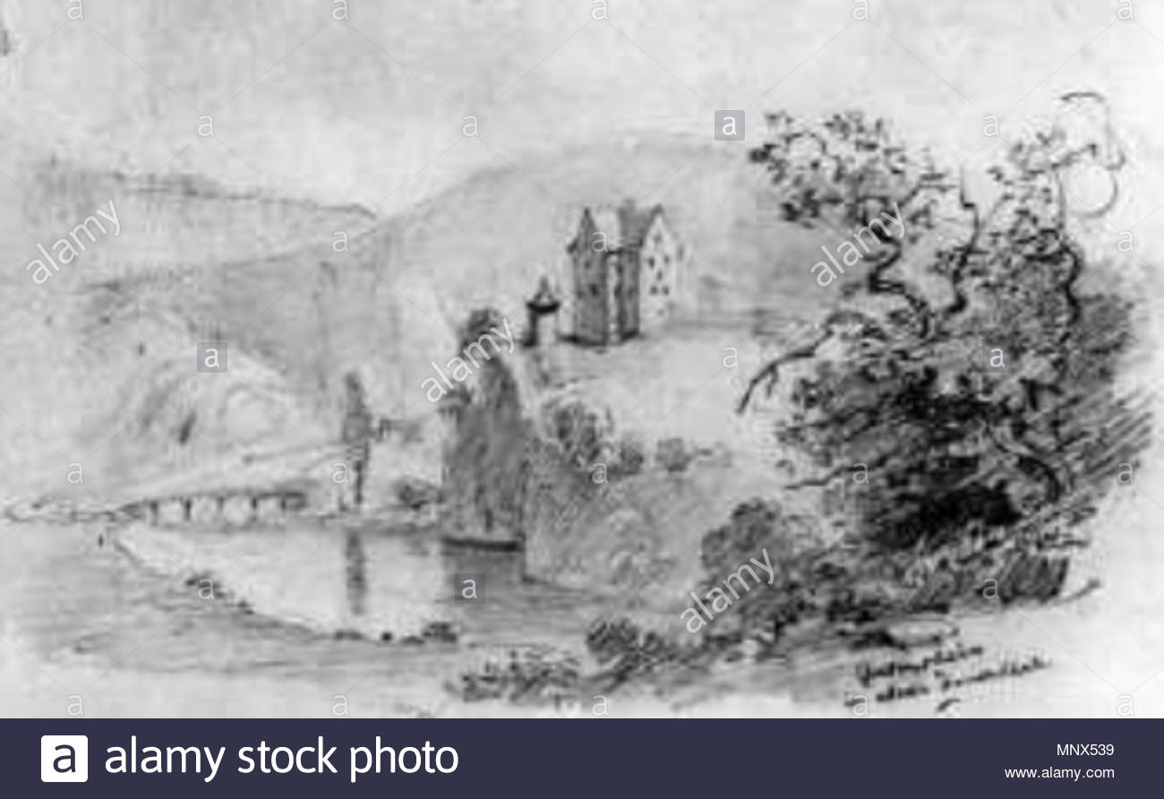 Deutsch Haus Im Oberen Donautal Gutenstein Bleistiftzeichnung