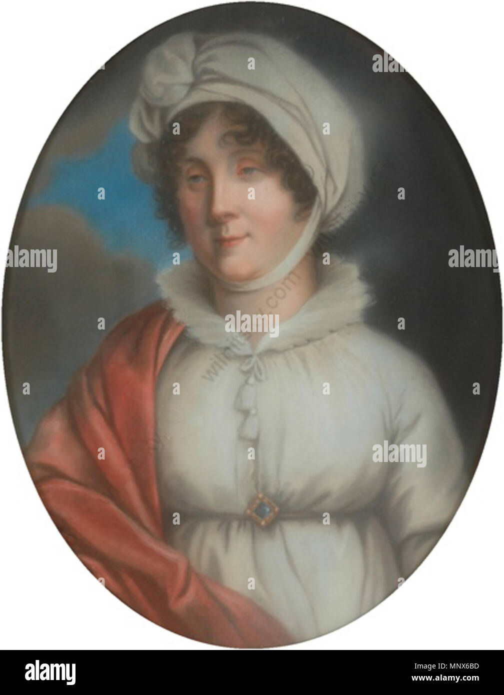 Amalie, circa 1800-1805 Markgravine de Baden. 1106 Schwartz - Amalie, Markgravine de Baden, pastel Banque D'Images