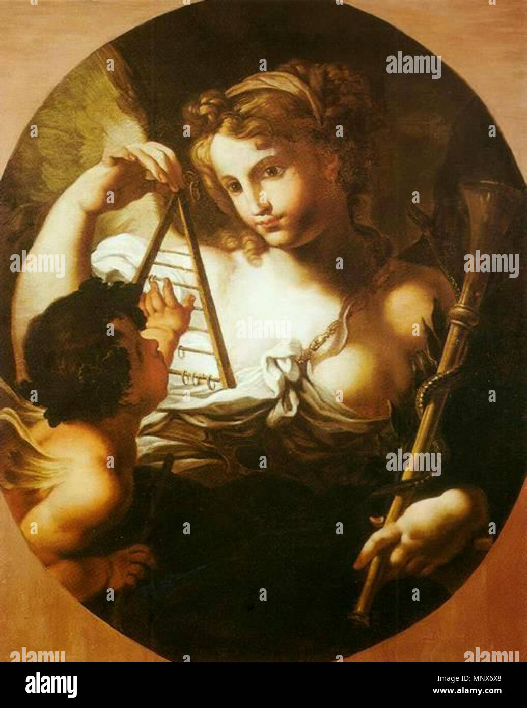 1108 Sebastiano Conca (atribuição) - Alegoria da Ciência Banque D'Images