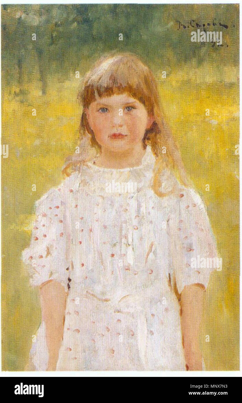 . Anglais : Lyola Derviz . 1892. Valentin Serov (1865-1911) Noms alternatifs : Russe Серов Валентин Александрович Description peintre russe Date de naissance/Décès 19 Janvier 1865 (7 janvier 1865 au calendrier julien) 22 novembre 1911 (5 décembre 1911 au calendrier julien) Lieu de naissance/décès Saint Petersbourg Moscou Pays-bas lieu de travail (1885), Belgique (1885) ; Allemagne (1855), Italie (1887) ; Paris (1889), Italie (1904), Grèce (1907), Italie (1910) ; Paris (1910), à Munich (1872 - 1873) ; Paris (1874 - 1875), Moscou (1878 - 1911) ; Saint Petersburg (1880 - 1884) le contrôle d'autorité : Q21 Banque D'Images