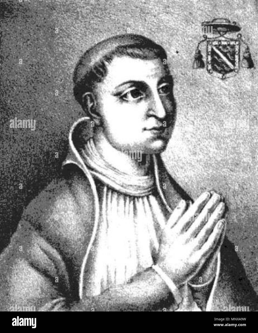 1121 Simon de Cramaud (évêque de Poitiers) Banque D'Images