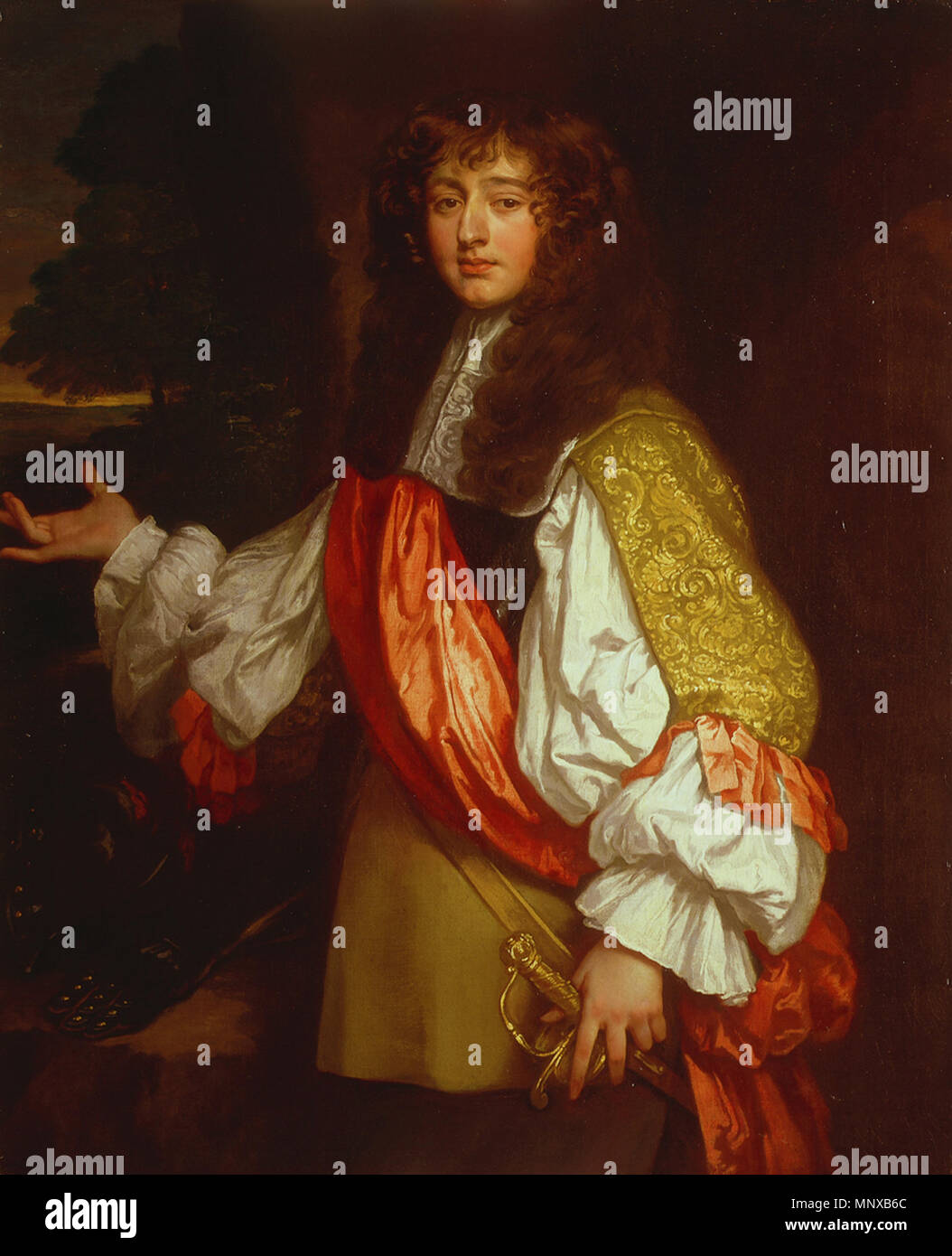 Sir John Chichley, circa 1640-1691 circa 1664. 1124 Sir John Chichley circa 1640-1691 par Jacob Huysmans Banque D'Images