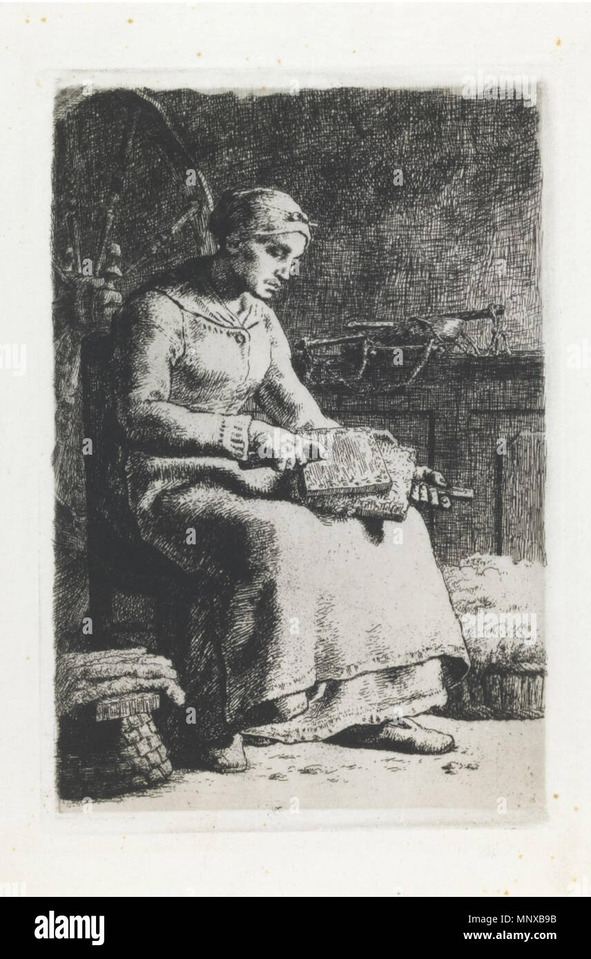 Jean francois millet, painting Banque de photographies et d’images à ...